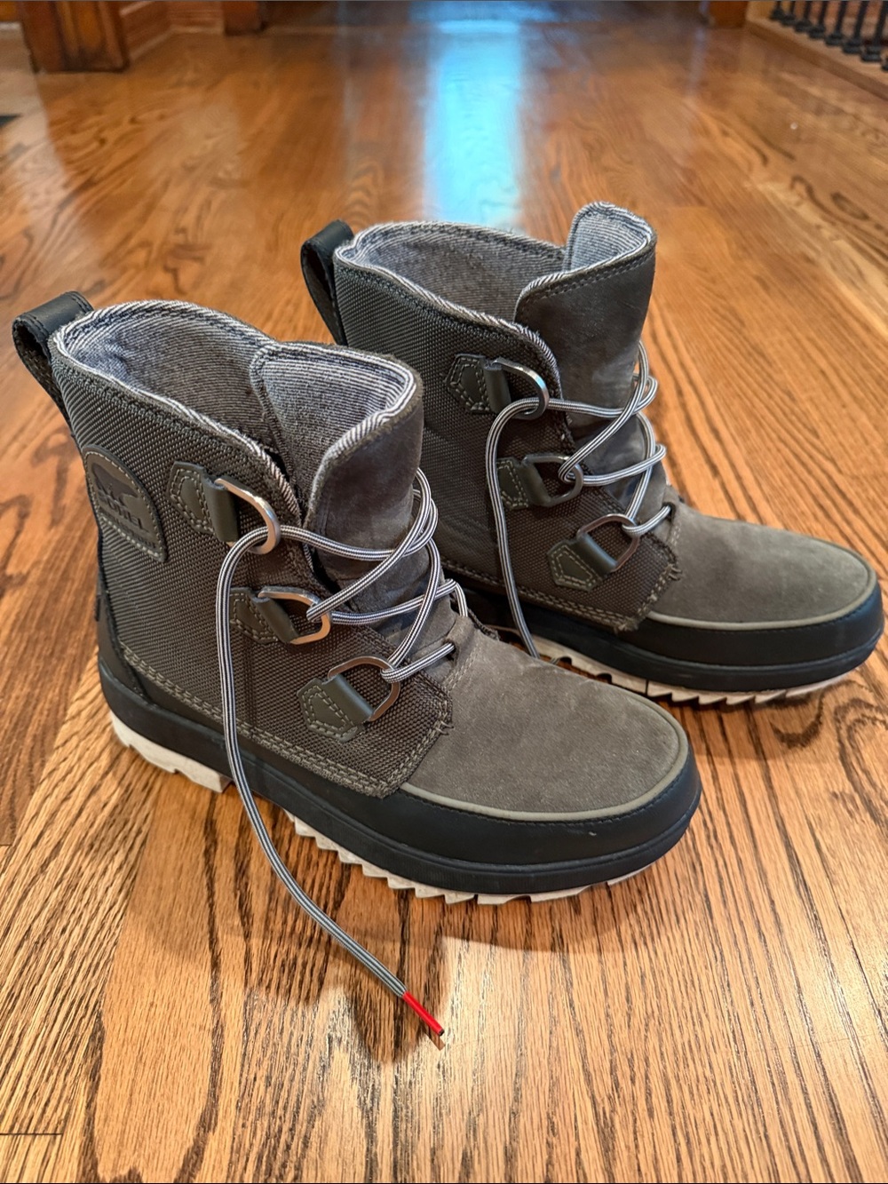 Women’s Gray Winter Snow Boots - Sorrel